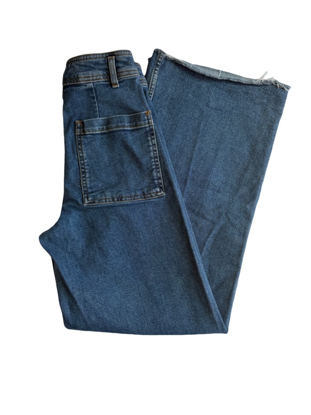 Zara Women's Dark Blue “The Marine Straight” Jeans